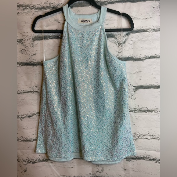Haptics Tops - NWOT Haptics Sequin Tank Top size L